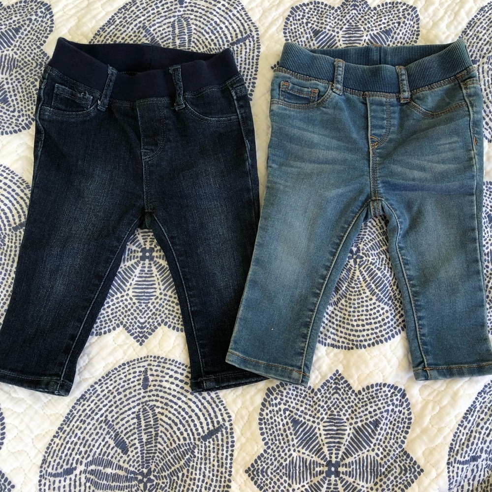 Baby gap Jegging legging jeans- 2 pairs